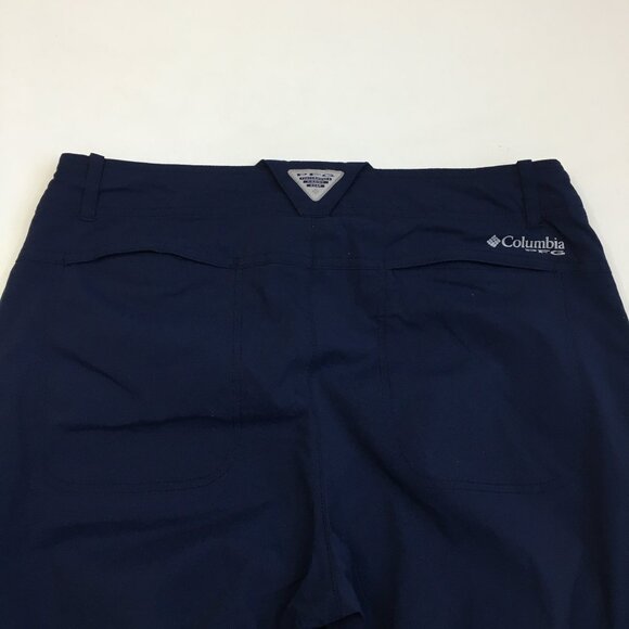 COLUMBIA Blue PFG Performance Fishing Gear Adjustable Hem & Length Active Pant - Picture 14 of 16